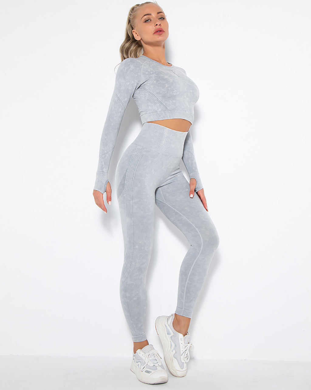 Idalyne Nahtlose Leggings - Grau
