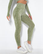 Idalyne Seamless Leggings - Green