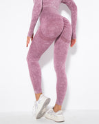 Nahtlose Leggings Idalyne - Rot