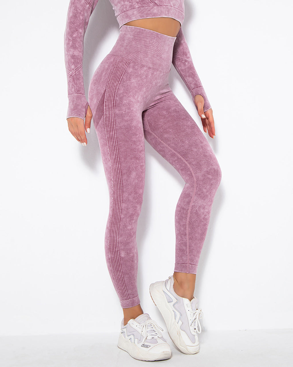 Nahtlose Leggings Idalyne - Rot