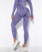 Leggings senza cuciture Idalyne - Viola