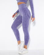 Leggings senza cuciture Idalyne - Viola