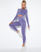 Leggings senza cuciture Idalyne - Viola