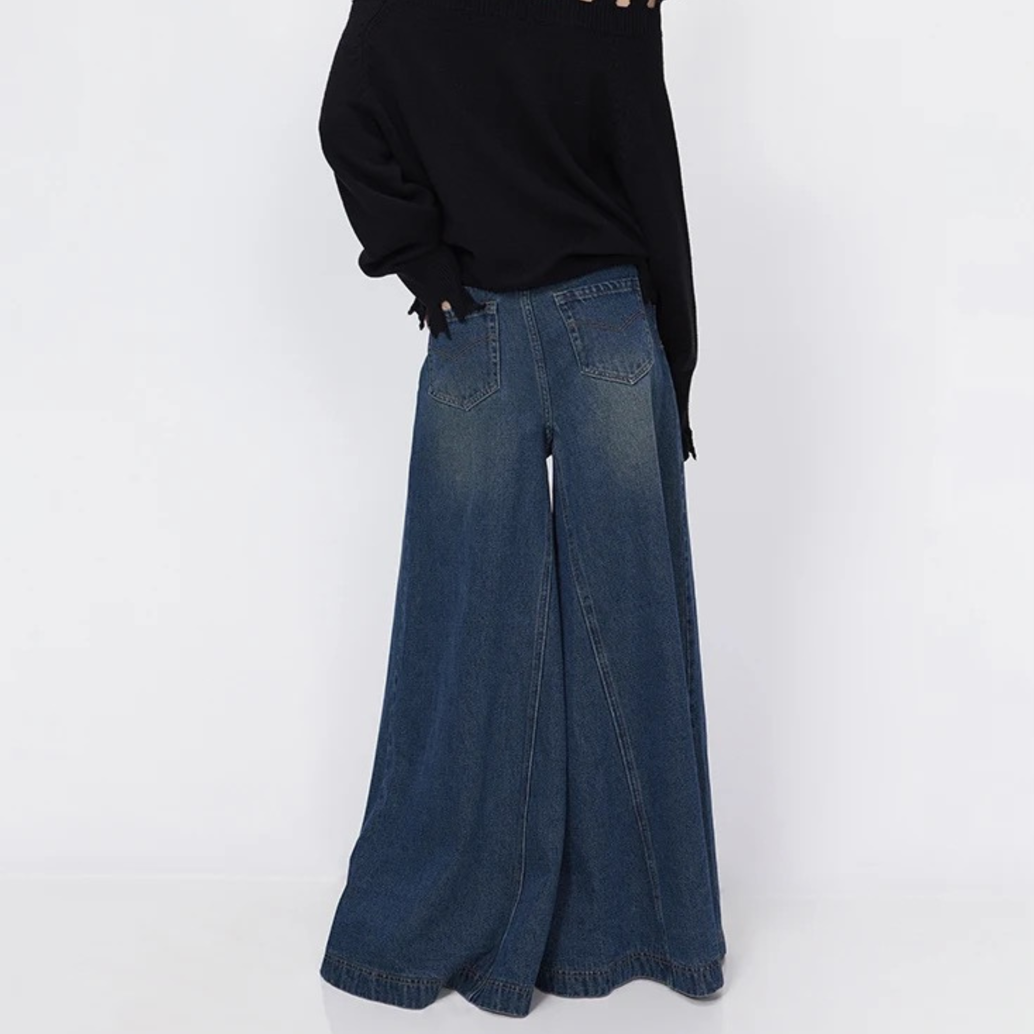 Y2K Extreme High-Leg Mid Rise Jeans