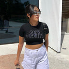 “God’S Favorite” Rhinestone Bedazzled Baby Tee