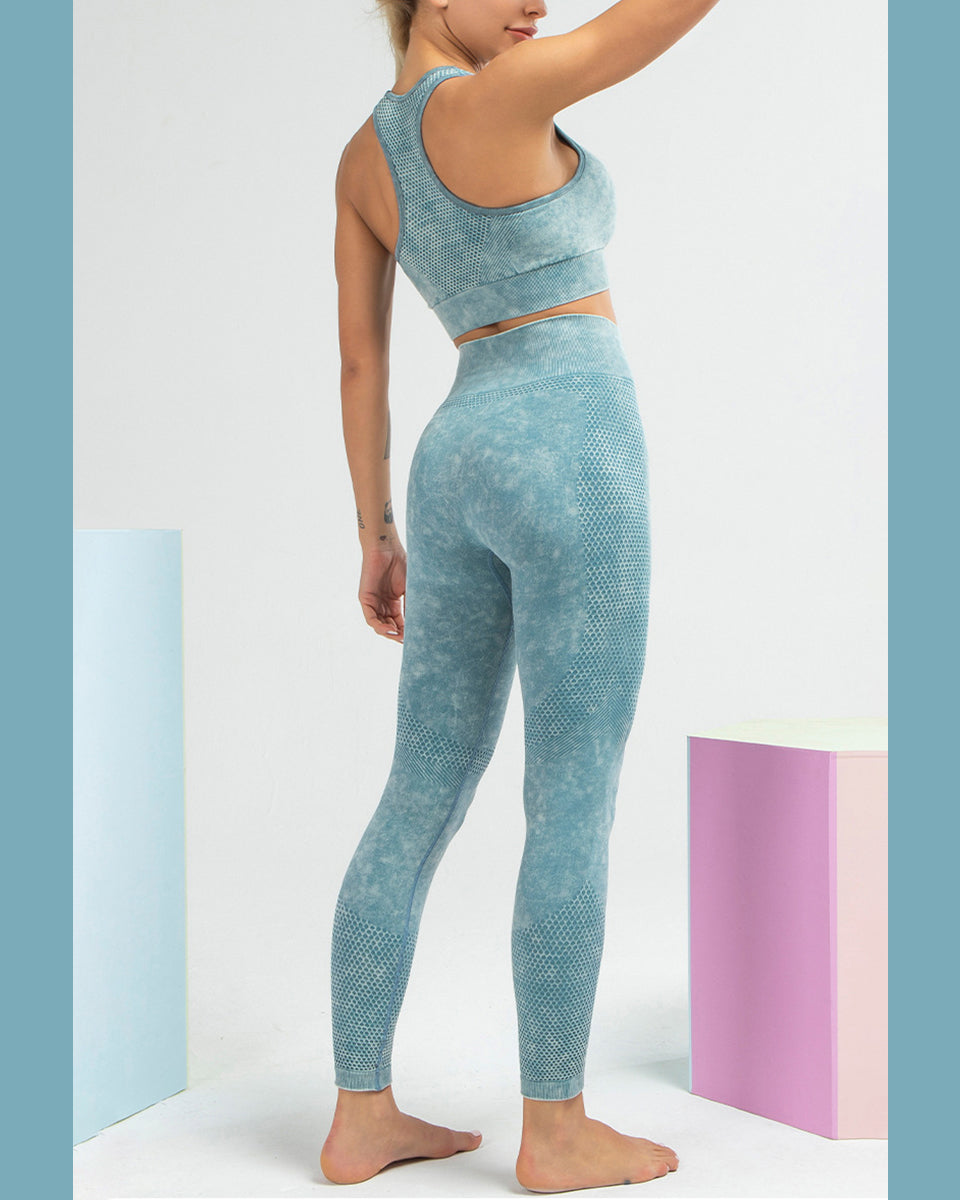 Infinity Seamless Leggings - Hellblau