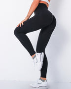 Jiulia Blanc Seamless Leggings - Black
