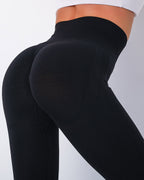 Jiulia Blanc Seamless Leggings - Black