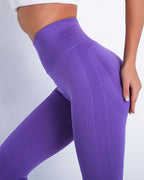 Jiulia Blanc Nahtlose Leggings - Lila