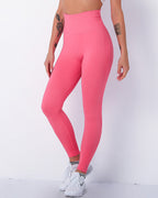 Jiulia Blanc Nahtlose Leggings - Rosa