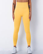 Jiulia Blanc Nahtlose Leggings - Gelb