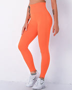 Jiulia Blanc Nahtlose Leggings - Orange