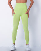 Jiulia Blanc Seamless Leggings - Green