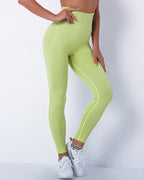 Jiulia Blanc Seamless Leggings - Green