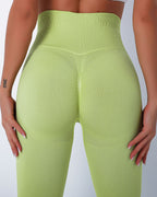 Jiulia Blanc Seamless Leggings - Green