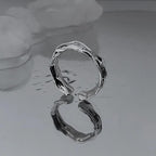 Offener Ring mit Rüschen 
