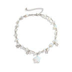 Star Stone Beaded Choker Necklace