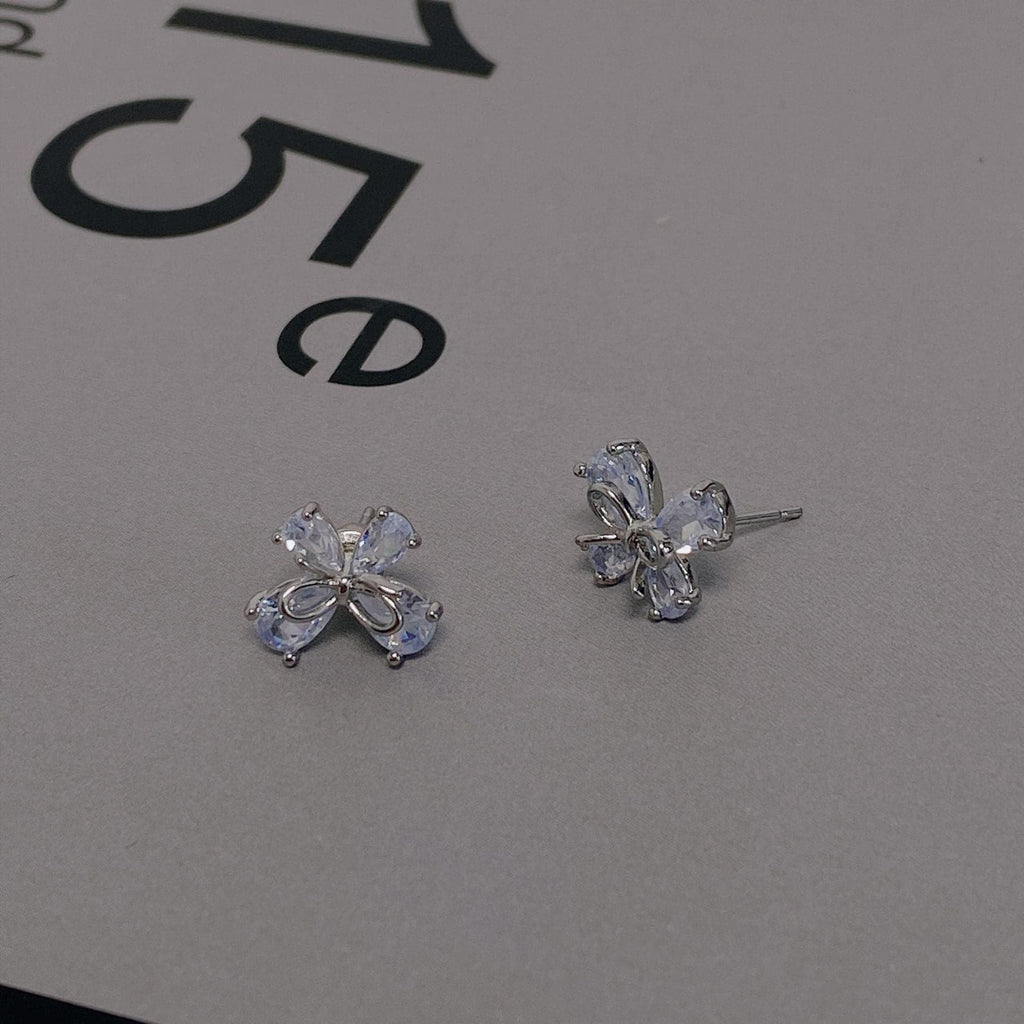 Stone Bowknot Earrings