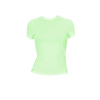 Solid short sleeve crewneck top