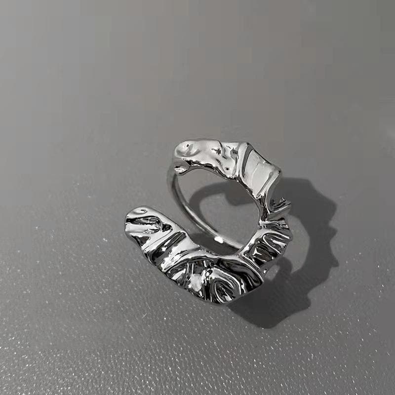 Gerüschter unregelmäßiger offener Ring 