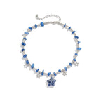 Star Stone Beaded Choker Necklace