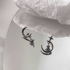 Moon Pendant Earrings