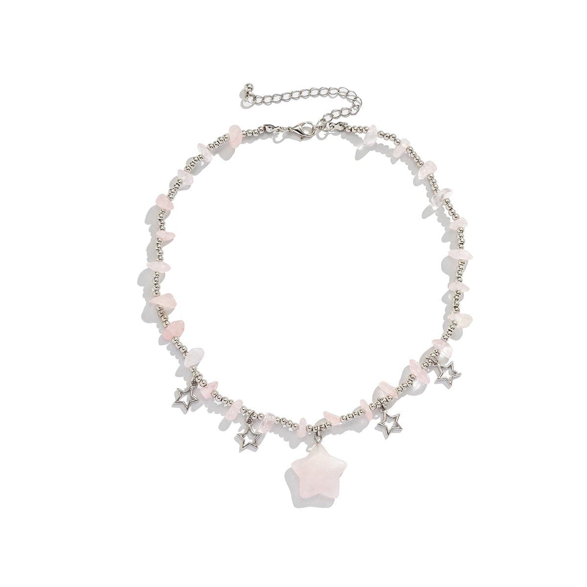 Star Stone Beaded Choker Necklace