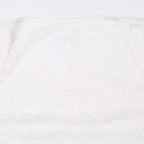 Flared sleeve lace hollow out solid shrug top