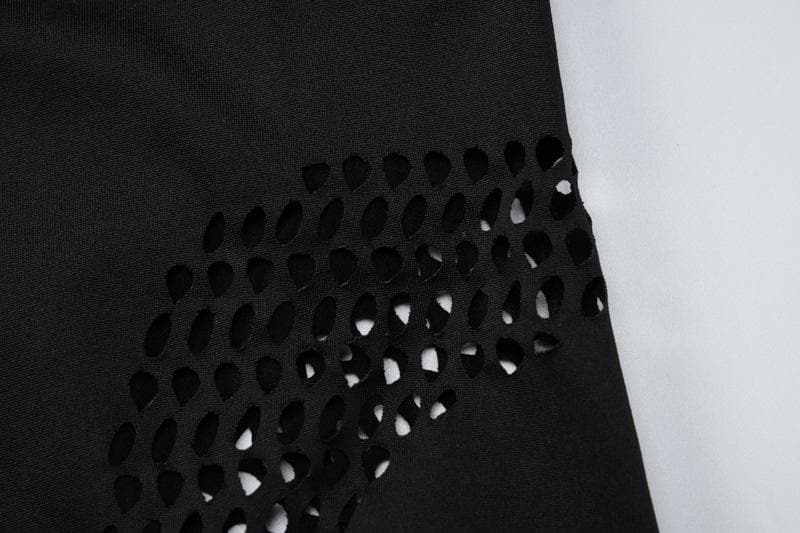 Ausgehöhlter, einfarbiger, rückenfreier Jumpsuit mit U-Ausschnitt zum Selbstbinden 