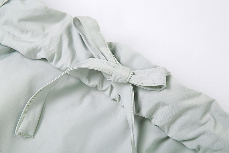 Ruched pocket cargo solid low rise maxi skirt