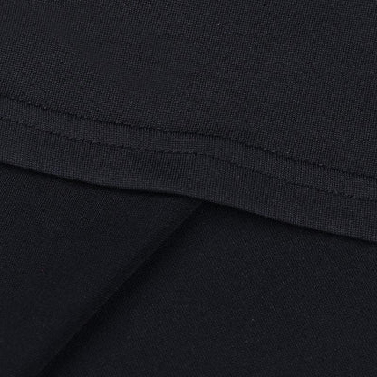 Rückenfreies Minikleid mit Schlitz und gerüschter Blumenapplikation