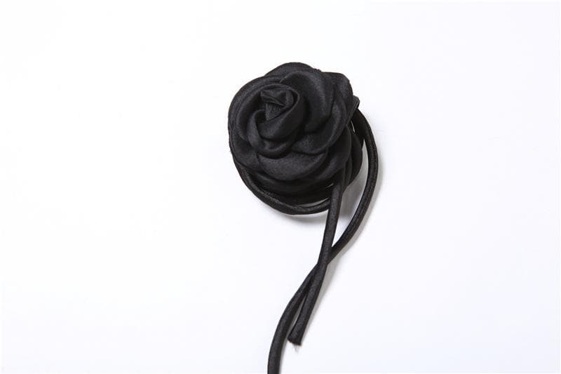 Halter self tie hollow out flower applique backless bowknot bodysuit
