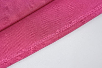 Ausgehöhltes, solides, rückenfreies Neckholder-Minikleid zum Selbstbinden mit O-Ring