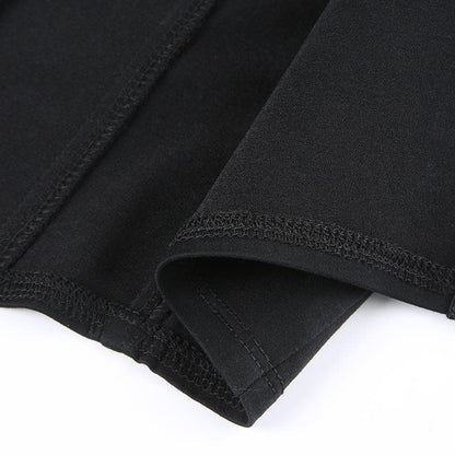 Top canotta con bottoni e corsetto arricciato in patchwork a contrasto con orlo in pizzo