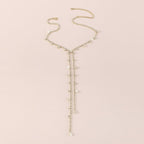 Rhinestone Stone Choker Necklace