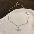 Stone Pendant Choker Necklace