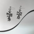 Cross Pendant Earrings