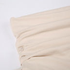 Ruched ruffle contrast patchwork mesh mini skirt