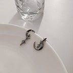 Moon Pendant Earrings