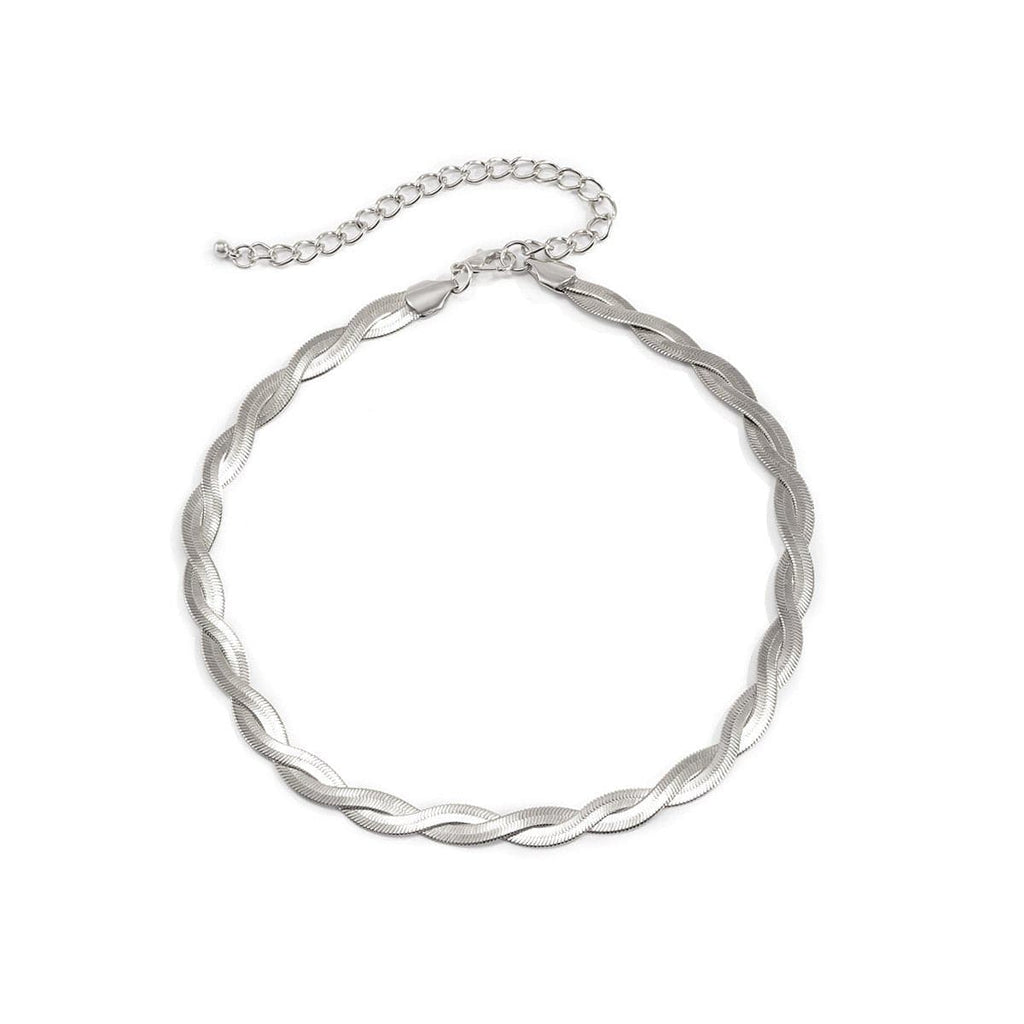 Snake Weave Choker Necklace