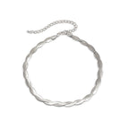 Snake Weave Choker Necklace