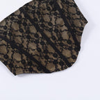Flared sleeve lace beaded shrug corset 2 piece top