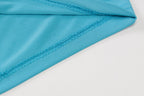 Neckholder-Set zum Selbstbinden mit Kordelzug, gerüschtem Rücken, einfarbigem Schlag und Hose