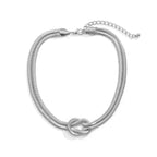Knotted Snake Choker Necklace