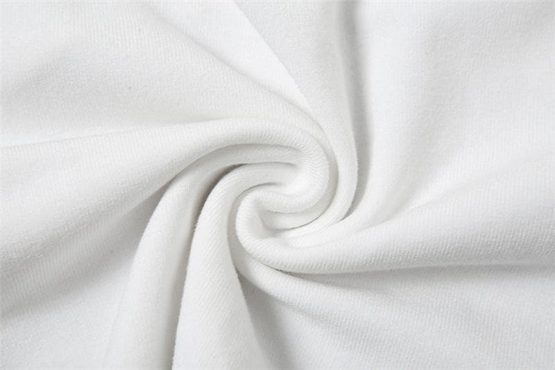 Top corto con fiocco, manica corta e scollo a V, orlo in pizzo 