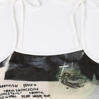 Abstract Self Tie Contrast Square Neck Backless Crop Top