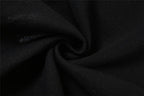 Knotted solid gloves high neck hollow out crop top