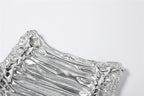 Ruched drawstring hollow out metallic self tie solid mini skirt - Final Sale
