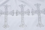Halter backless cross beaded u neck sleeveless crop top