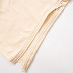 Solid zip-up backless sleeveless tube top